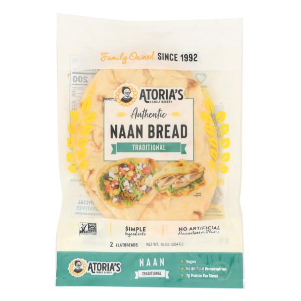 Atorias Traditional Naan - 10 Ounce
