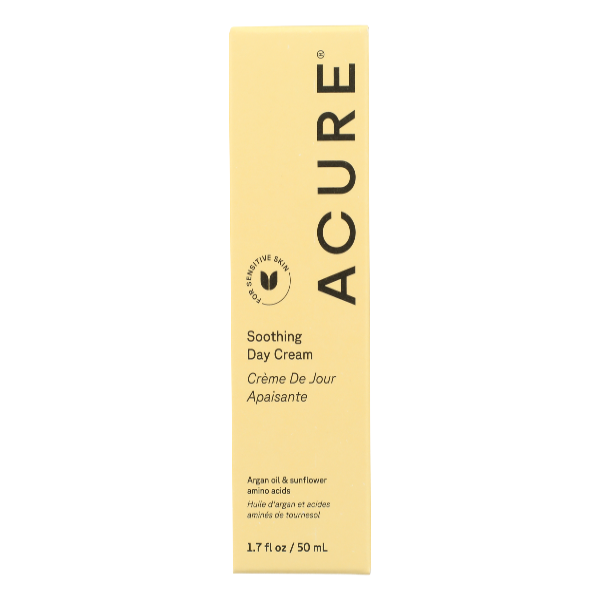 Acure Seriously Soothing Day Cream Argan Oil & Sunflower Amino Acids - 1.7 Ounce