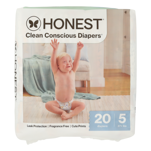 The Honest Company Diapers Size 5 So Delish - 20 Each