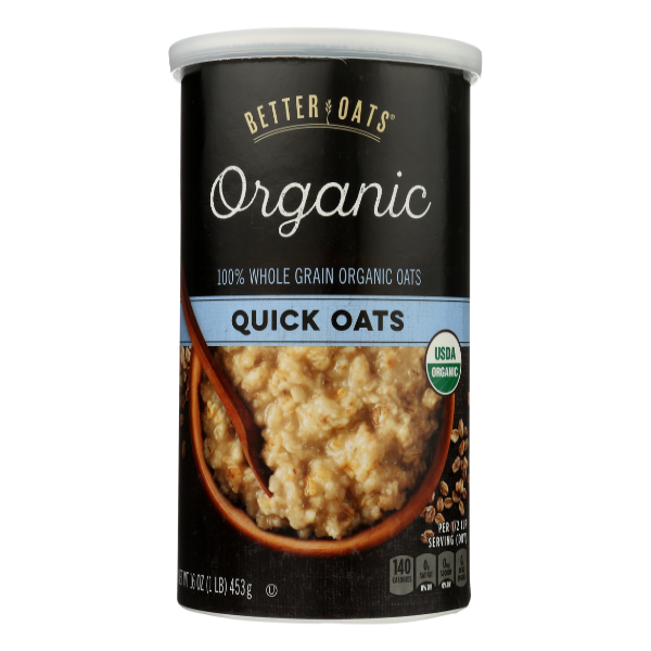 Better Oats Organic Quick Oats - 16 Ounce