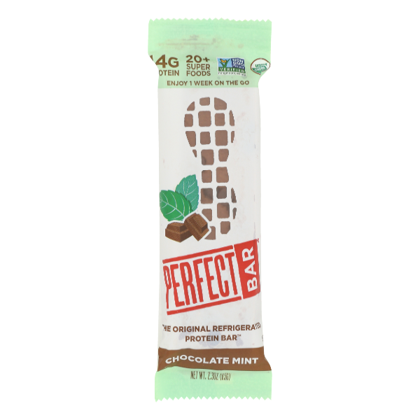 Perfect Foods Chocolate Mint Protein Bar - 2.3 Ounce
