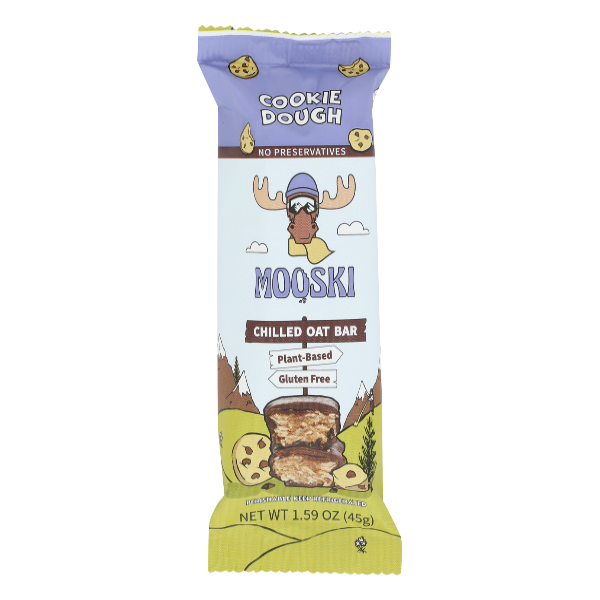 Mooski Cookie Dough Chilled Oat Bar - 1.59 Ounce