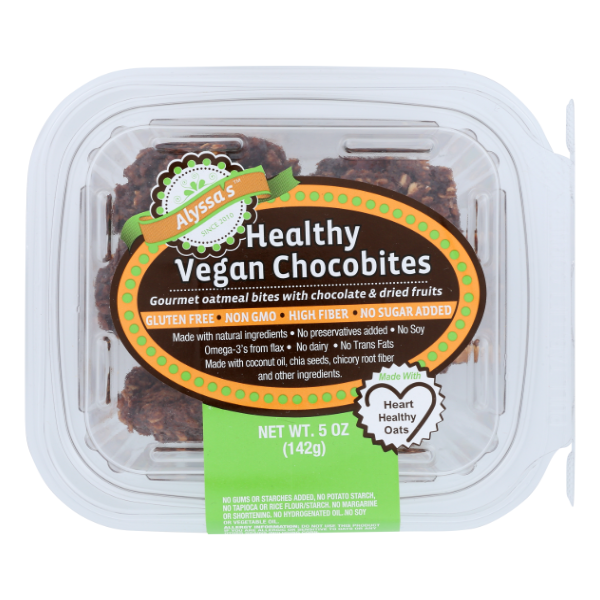Alyssa's Healthy Vegan & Gluten Free Chocobites - 5 Ounce