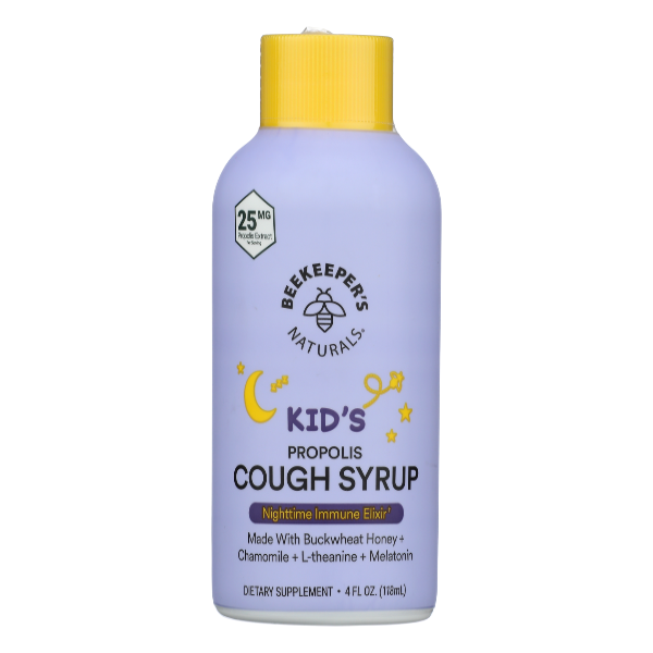 Beekeeper's Kids Propolis Nighttime Cough Syrup - 4 Fluid ounce