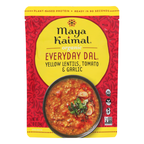 Maya Kaimal Yellow Lentil With Garlic Tomato - 10 Ounce