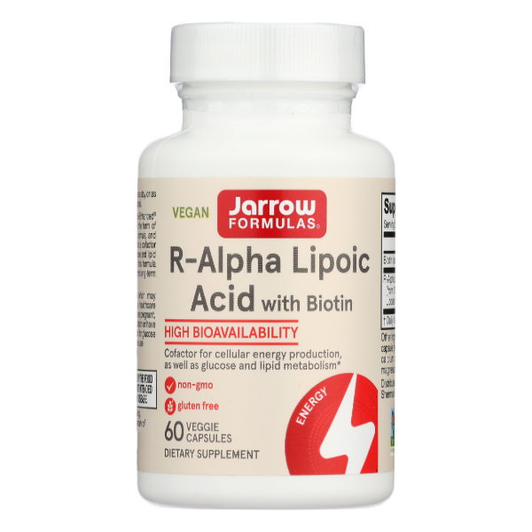Jarrow Formulas R-alpha Lipoic Acid Plus Biotin 100 Mg - 60 Each