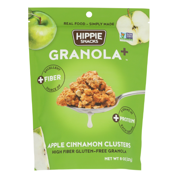 Hippie Snacks Granola Apple Cinnamon - 8 Ounce