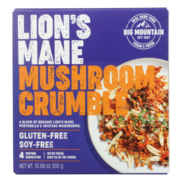 Big Mountain Lion's Mane Mushroom Crumbles - 12 Ounce