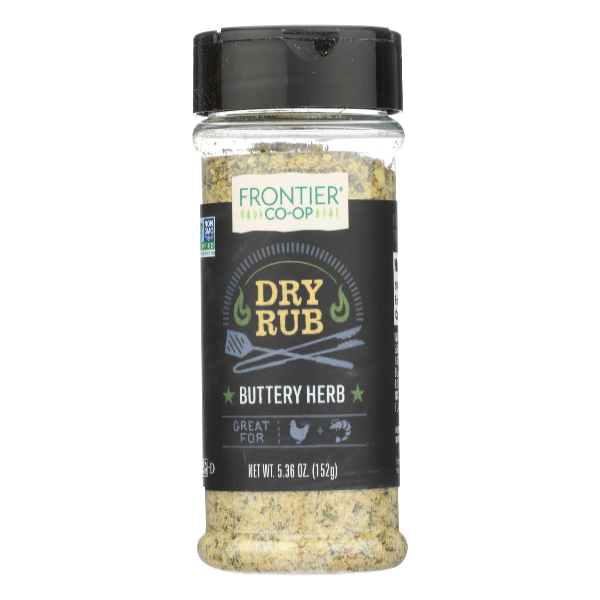 Frontier Herb Buttery Herb Dry Rub - 5.36 Ounce