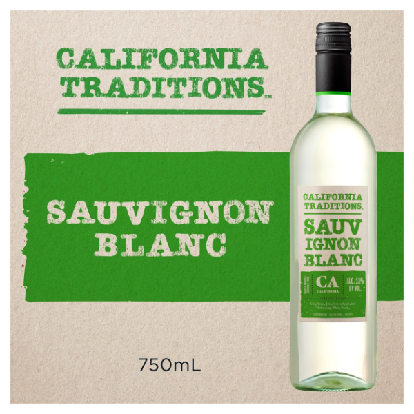California Traditions Sauvignon Blanc - 750 Millilitre