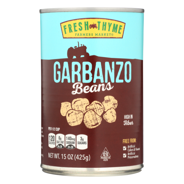 Fresh Thyme Garbanzo Beans - 15 Ounce