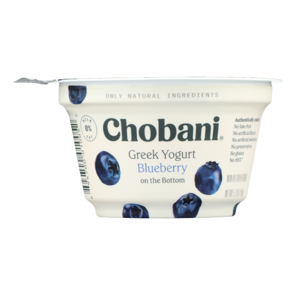 Chobani 0% Milkfat Blueberry Greek Yogurt - 5.3 Fluid ounce