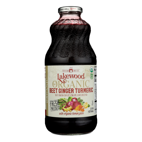 Lakewood Organic Beet Ginger Turmeric Juice Blend - 32 Fluid ounce