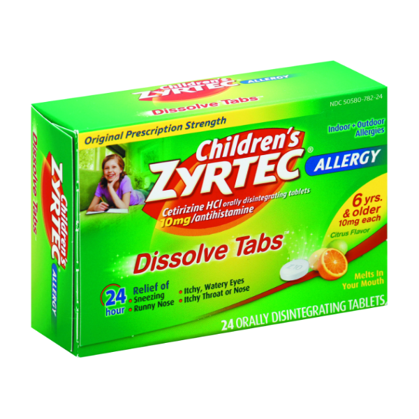 Zyrtec    Chld Alrgy Dslv Tb - 24 Each