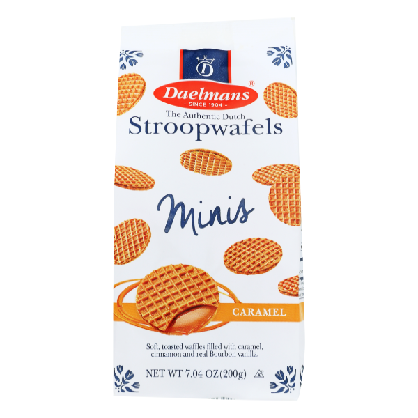 Daelmans Caramel Mini Stroopwaffle - 7.04 Ounce