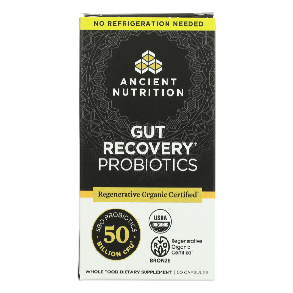 Ancient Nutrition Roc Ss Gut Recovery Probiotic - 60 Each