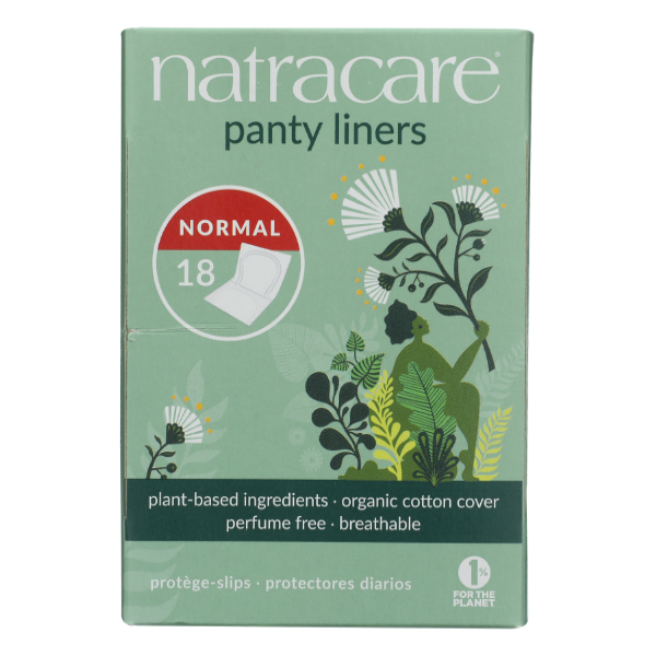Natracare Wrapped Panty Liners - 18 Each