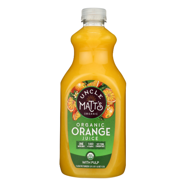 Uncle Matt's Organic Orange Juice With Pulp - 52 Ounce