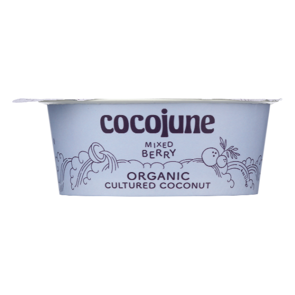 Cocojune Mixed Berry Cultured Coconut Yogurt - 4 Ounce