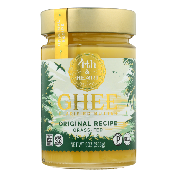4th And Heart Grass Fed Original Ghee Clarified Butter - 9 Ounce