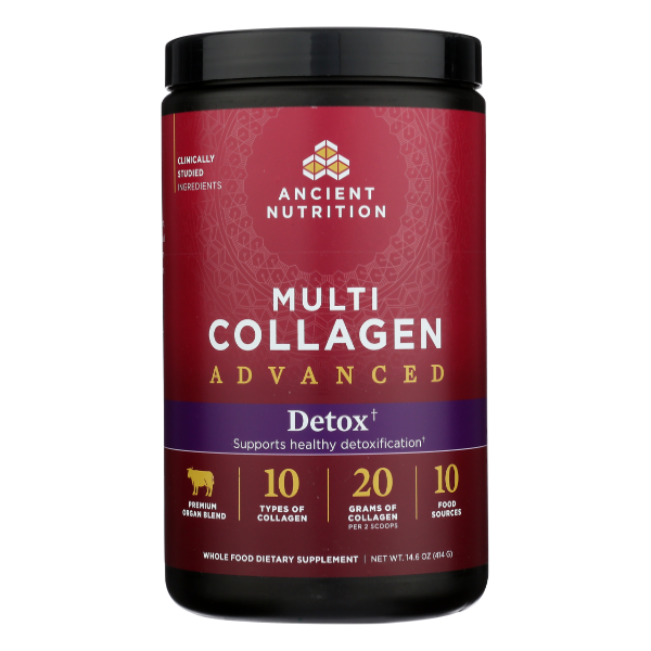 Ancient Nutrition Multi Collagen Advanced Detox - 414 Gram