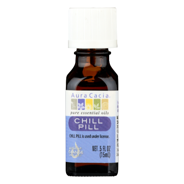 Aura Cacia Chill Pill Essential Solutions Blend - 0.5 Ounce