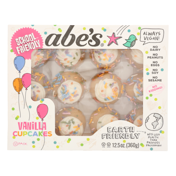 Abe's Vanilla Cupcakes - 12.5 Ounce