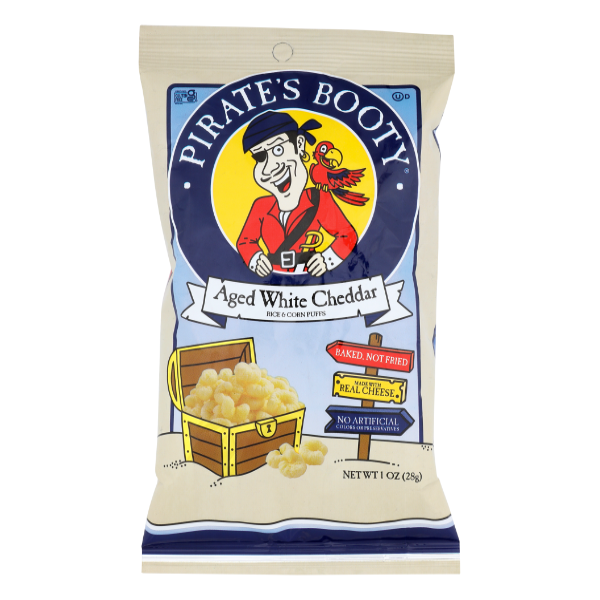 Pirate's Booty Aged White Cheddar Puffs - 1 Ounce