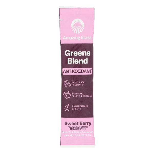 Amazing Grass Green Superfood Antioxidant Sweet Berry Flavor - 0.24 Ounce