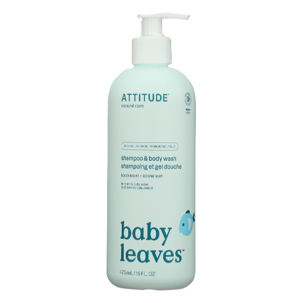 Attitude Shampoo 2in1 Baby Night - 16 Fluid ounce