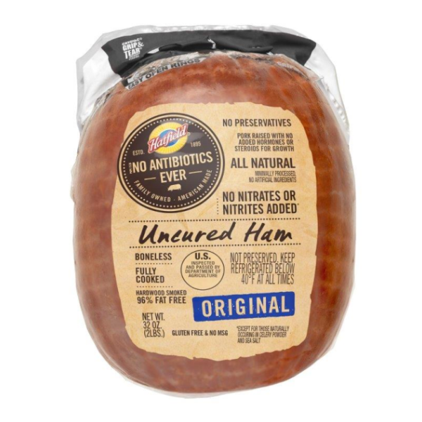 Hatfield Uncured Dinner Ham - 32 Ounce