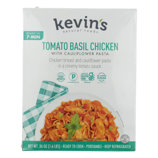 Kevin's Natural Foods Tomato Basil Chicken With Cauliflower Pasta - 26 Ounce