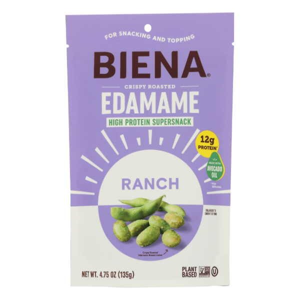 Biena Roasted Edamame Ranch - 4.75 Ounce