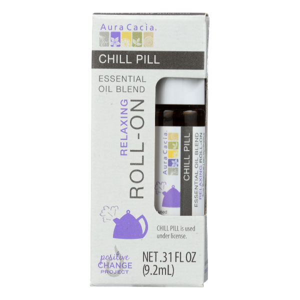 Aura Cacia Chill Pill Roll-on Oil - 0.31 Fluid ounce