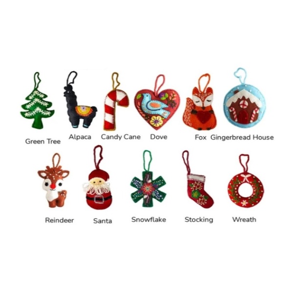 Andes Gifts Assorted Christmas Ornaments Store Availability Varies - 1 Each
