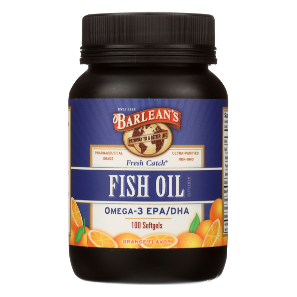Barlean's Orange Flavored Fish Oil - 100 Each