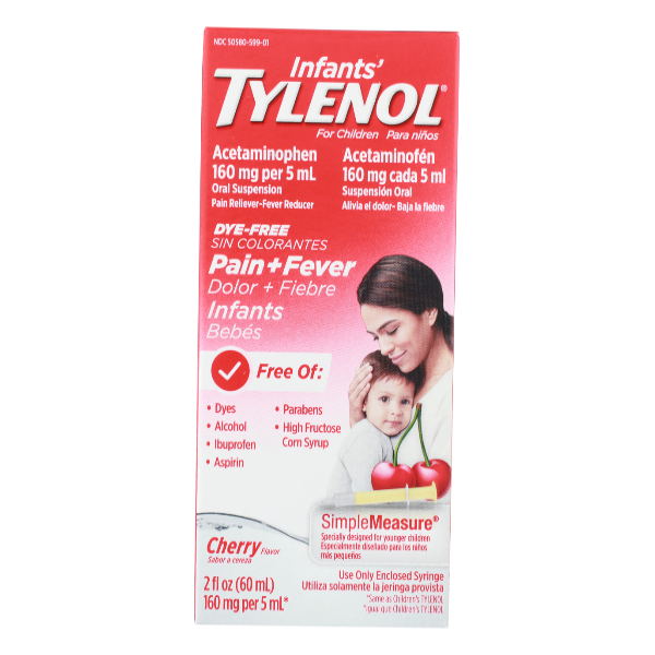 Tylenol Infant Acetaminophen Cherry Flavored - 2 Fluid ounce