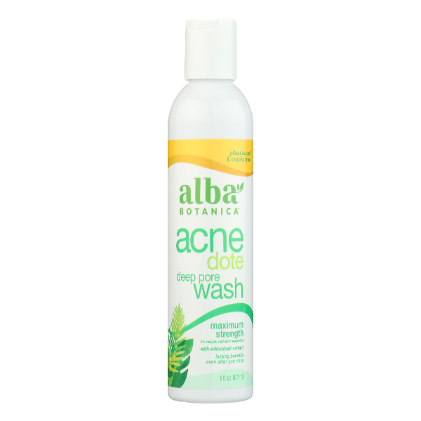 Alba Botanica Acne Dote Maximum Strength Deep Pore Wash - 6 Ounce