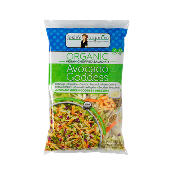 Josie's Organic Avocado Goddess Vegan Chop Salad Kit - 10.5 Ounce