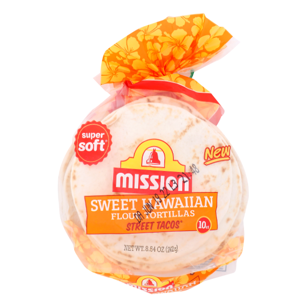 Mission Flour Street Taco Sweet Hawaiian - 8.54 Ounce