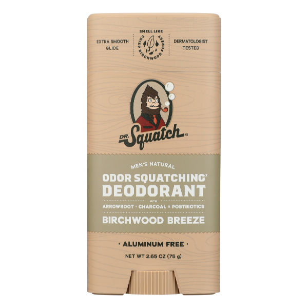 Dr Squatch Deodorant Birchwood Breeze - 2.65 Ounce