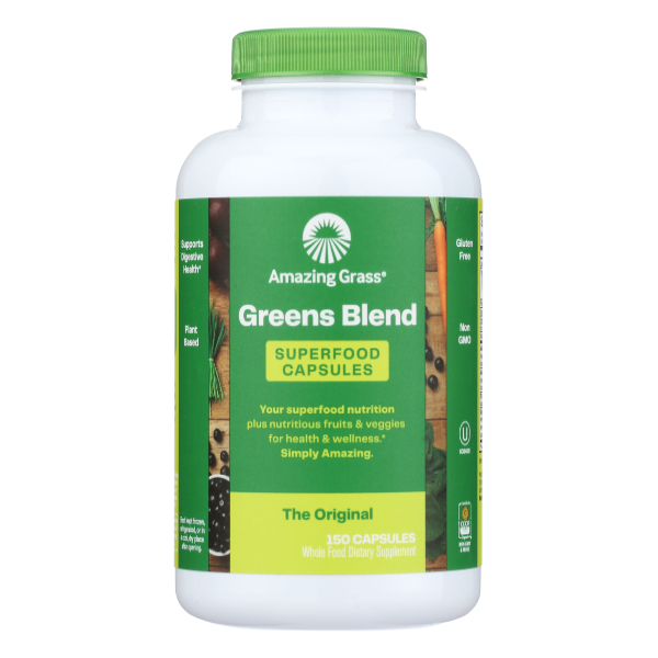 Amazing Grass Green Superfood Original Capsules - 150 Each