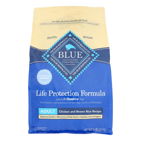 Blue Buffalo Brown Rice Chicken Adult Dog Food - 5 Pound