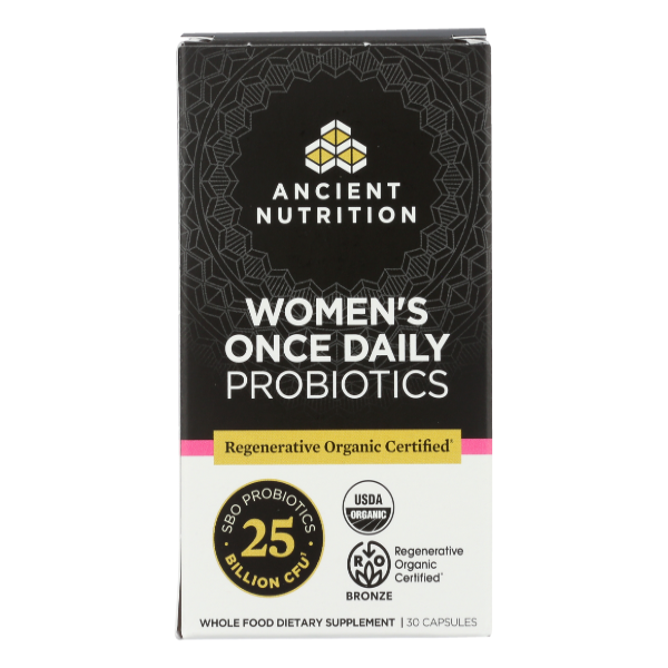 Ancient Nutrition Roc Women' S Once Daily Probiotics 25 Billion Cfu - 30 Each