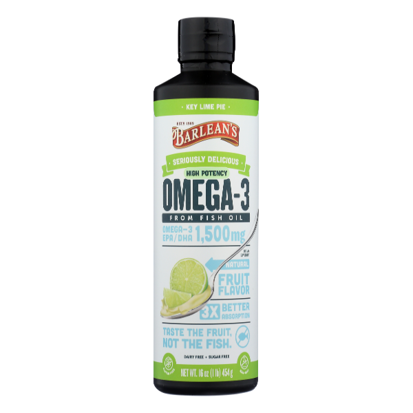 Barlean's Key Lime Omega-3 Swirl - 16 Fluid ounce