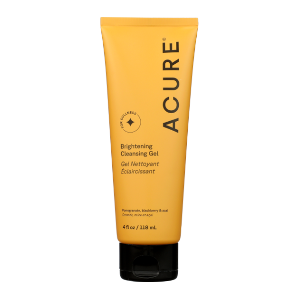 Acure Brilliantly Brightening Cleansing Gel - 4 Fluid ounce