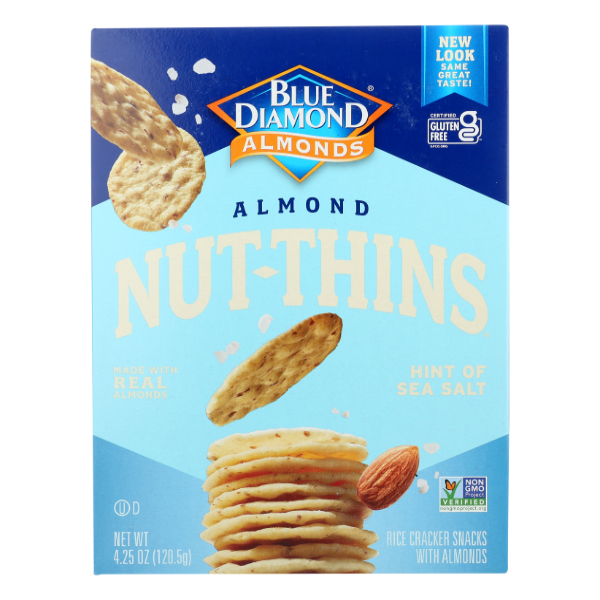 Blue Diamond Hint Of Salt Almond Nut-thins - 4.25 Ounce