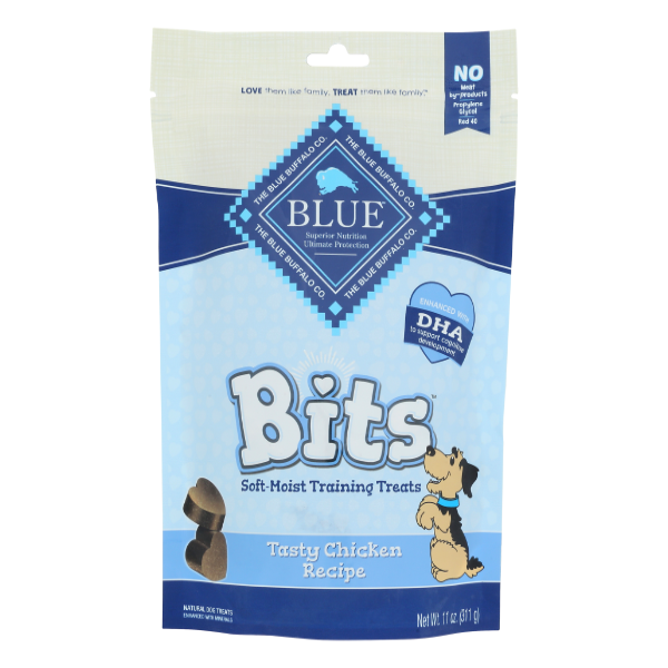 Blue Buffalo Chicken Bits Soft Moist Dog Training Treats - 11 Ounce