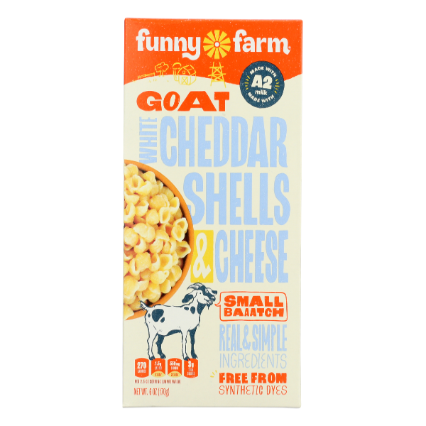 Funny Farm Goat Cheese White Cheddar Entre - 6 Ounce