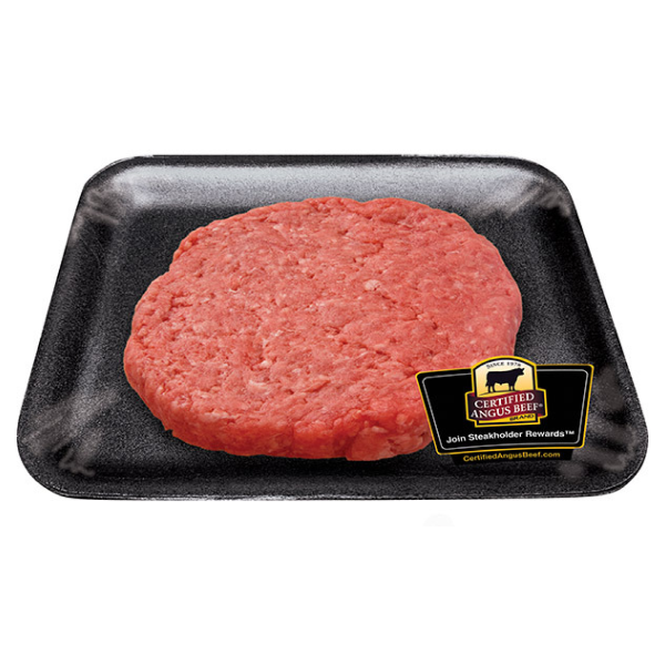 Certified Angus Beef Gourmet Bacon Cheddar Beef Burger - 1 Pound